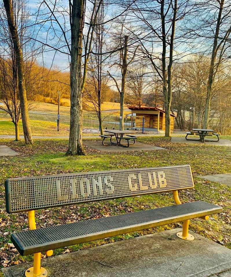Picture of the Waynesburg Lions Club Community Park where the Swingin' BopCats will play June 20th, 2023